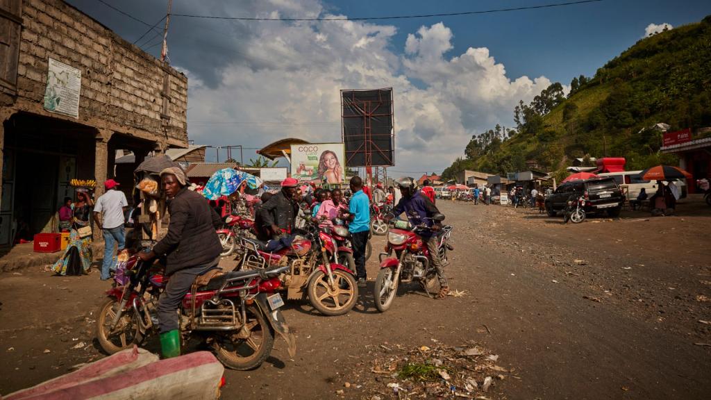De stad Goma in Congo - DRC